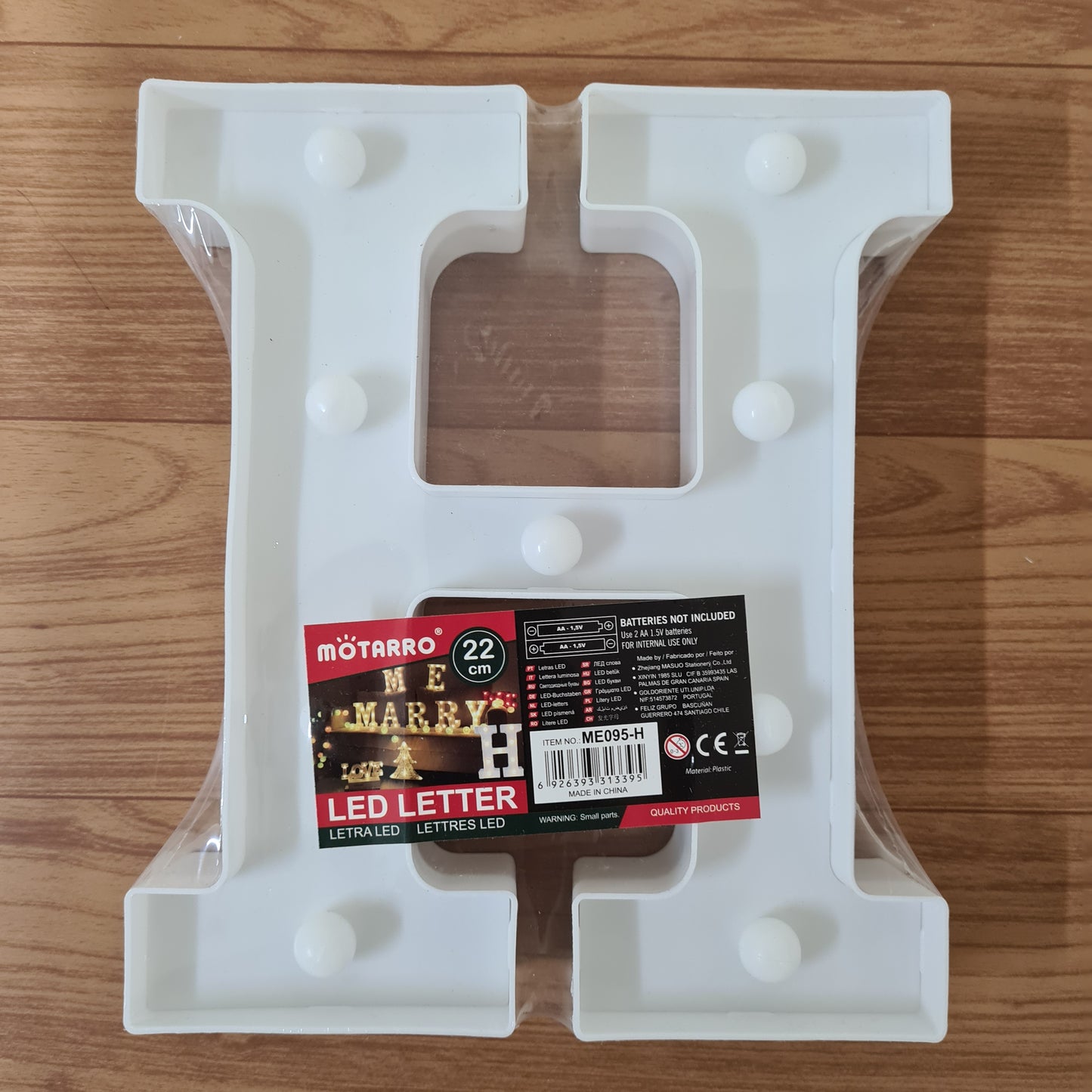 Motarro LED Letter 22cm, H
