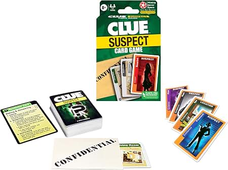 Cluedo Suspect Family Edition Card Game
