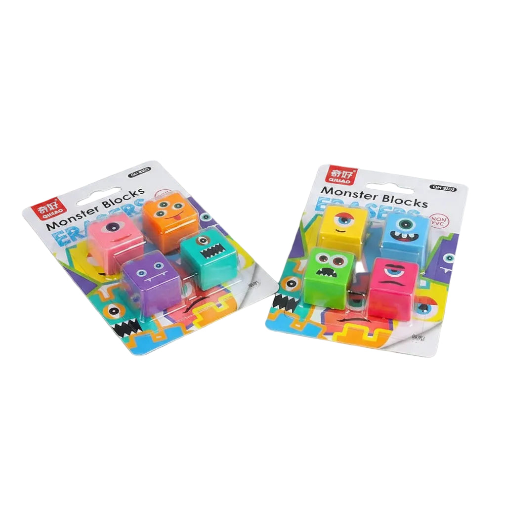 Qihao Monster Blocks Erasers