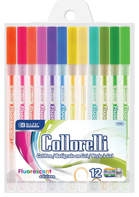 Bazic Collorelli Fluorescent Gel Pens