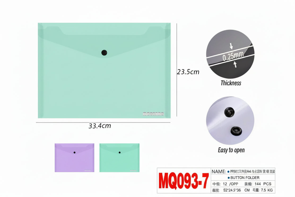 Motarro Green Button Folder FC