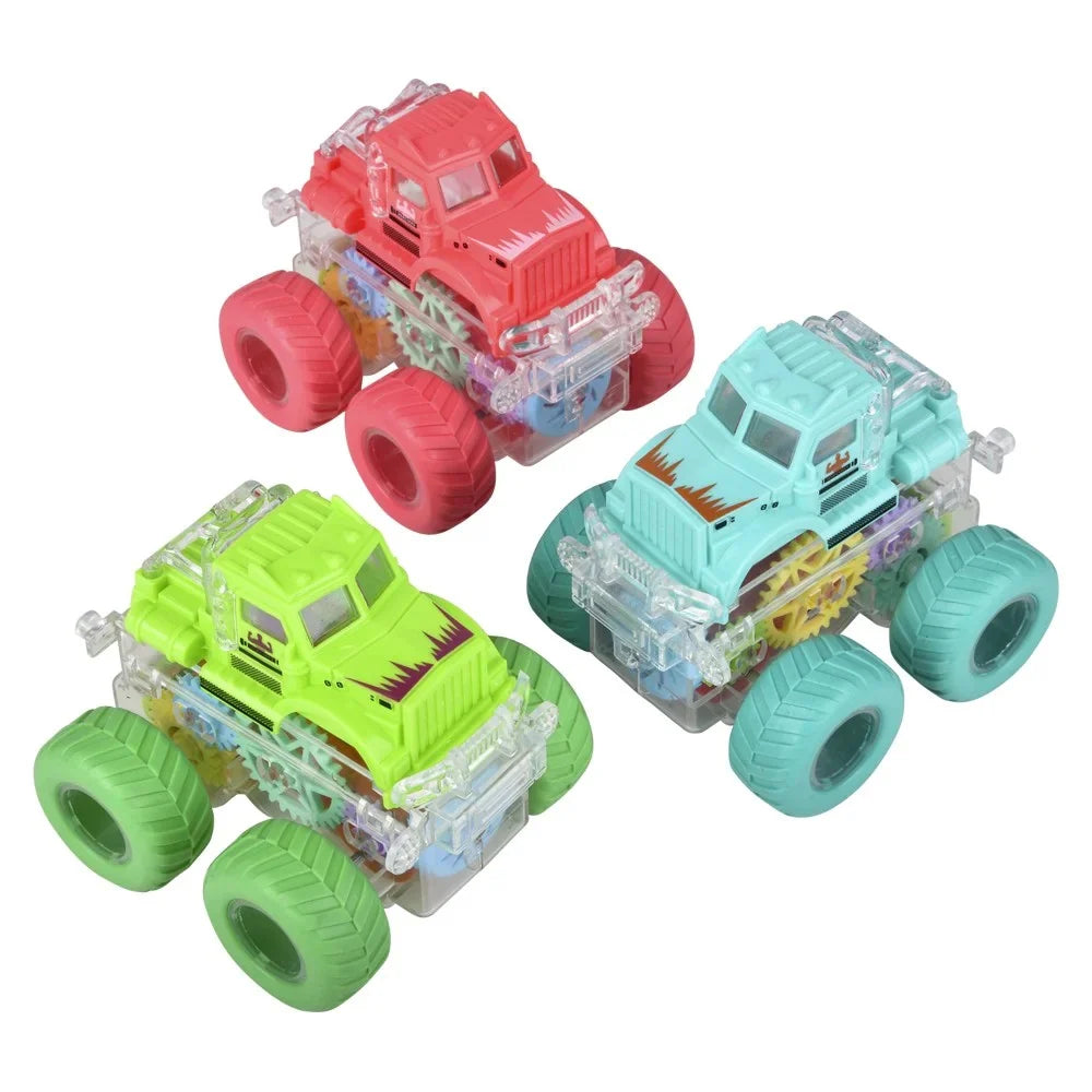Light up Friction Powered Vehicles