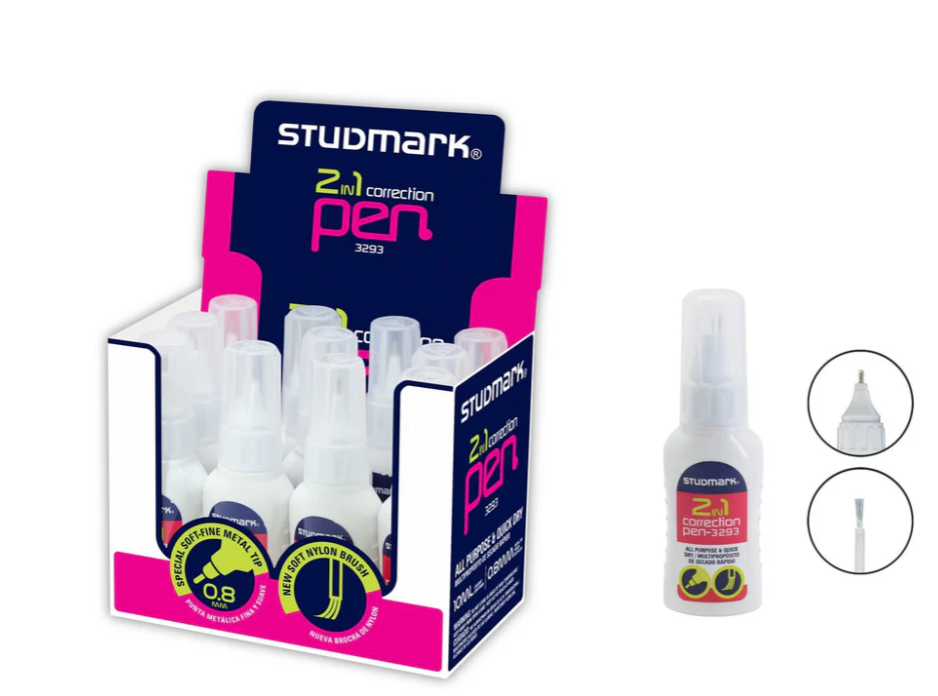 Studmark 2 in 1 Correction Pen