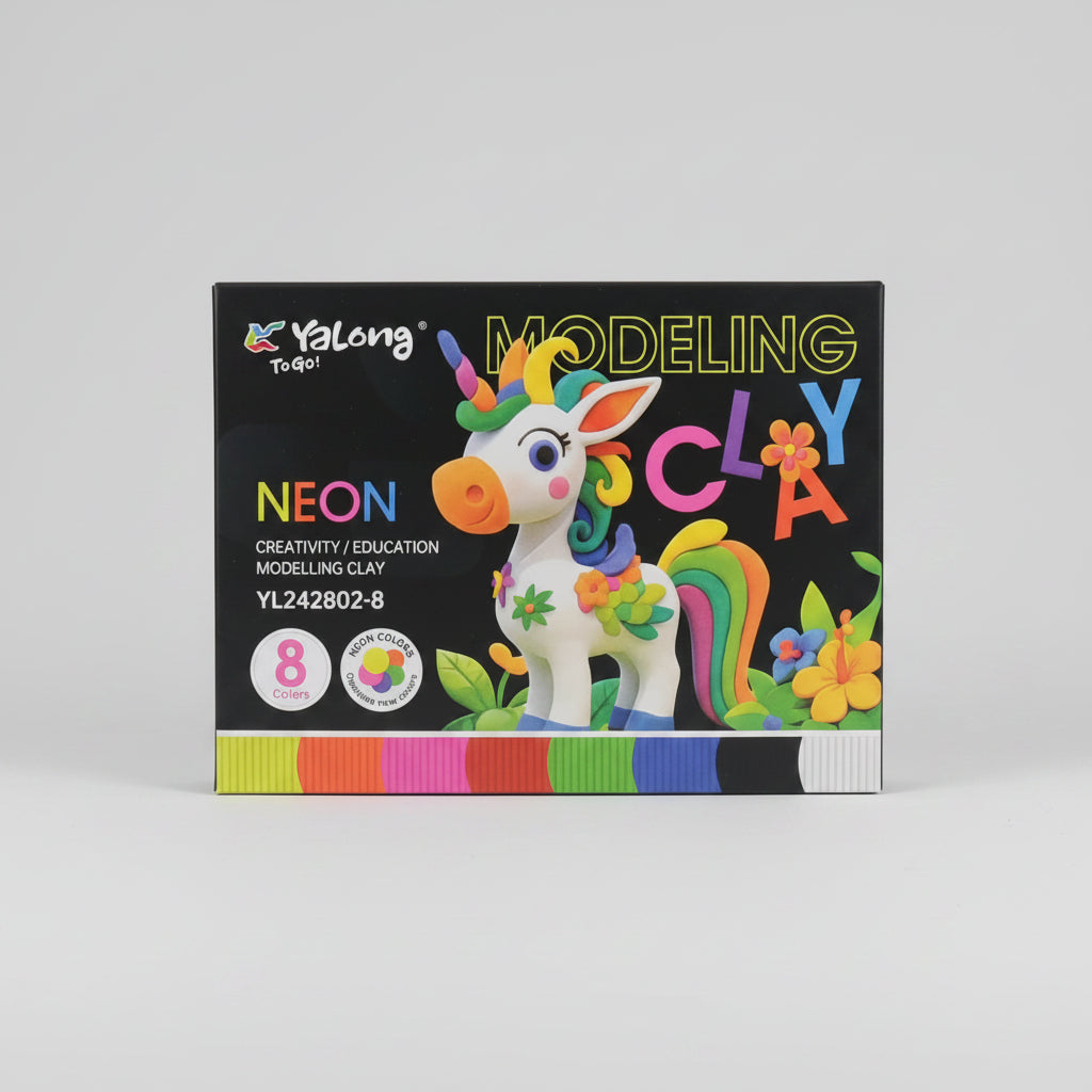 Yalong Modelling Clay Neon 8 colours