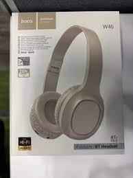 HOCO Premium Products, Beige Foldable BT Headset 20 Hrs. Call/Music Time
