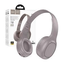 HOCO Premium Products, Charm Brown Foldable BT Headset 20 Hrs. Call/Music Time