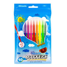 Bazic Washable Markers Fine Line 10pk