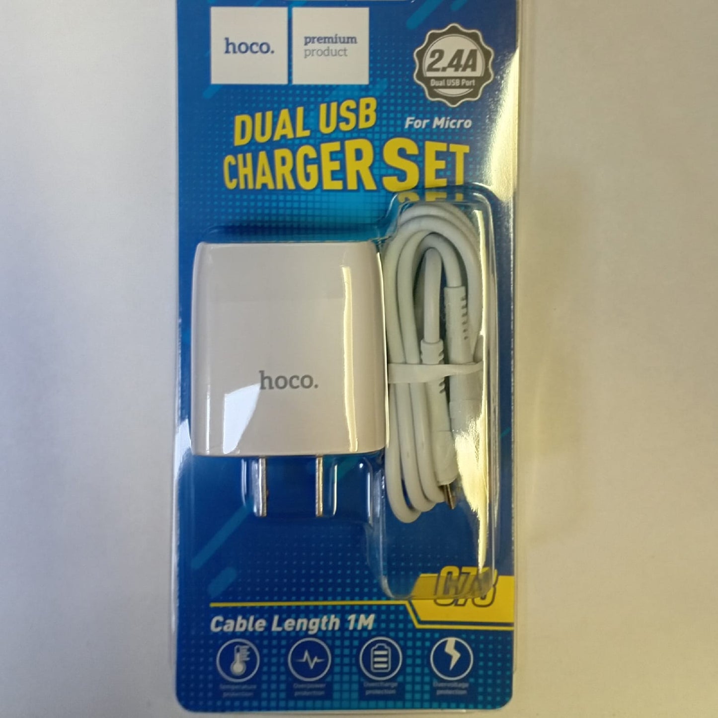 Hoco Dual USB Charger Set