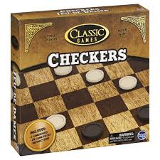 Classic Games Wood Checkers Set