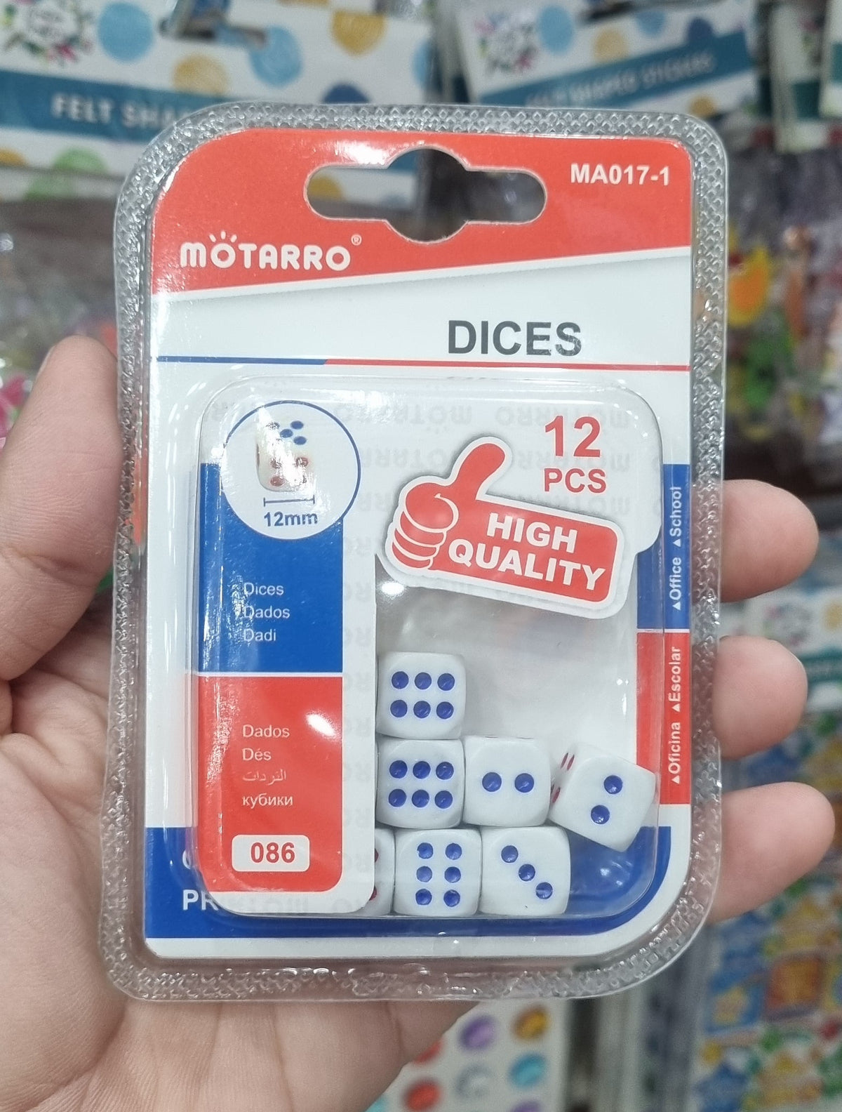 Motarro Dice 12 PCS 12mm