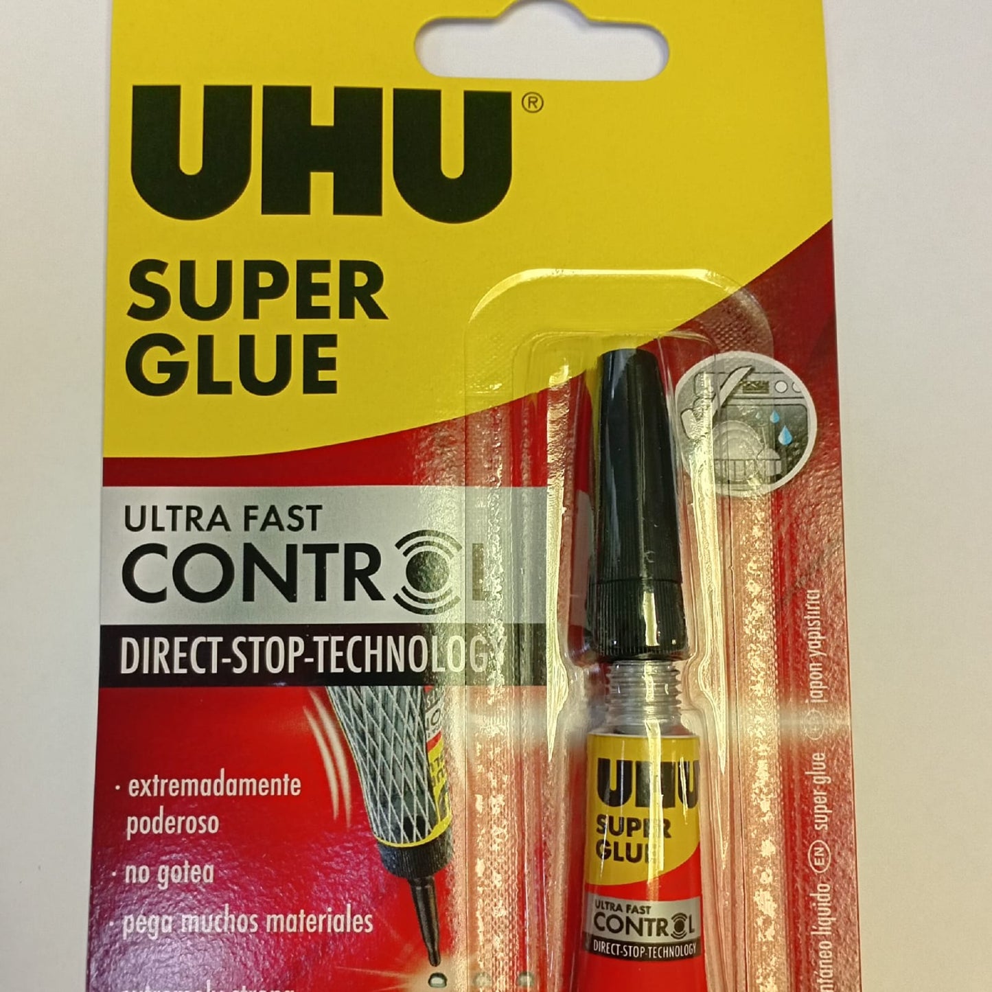 UHU Super Glue Ultra Fast Control