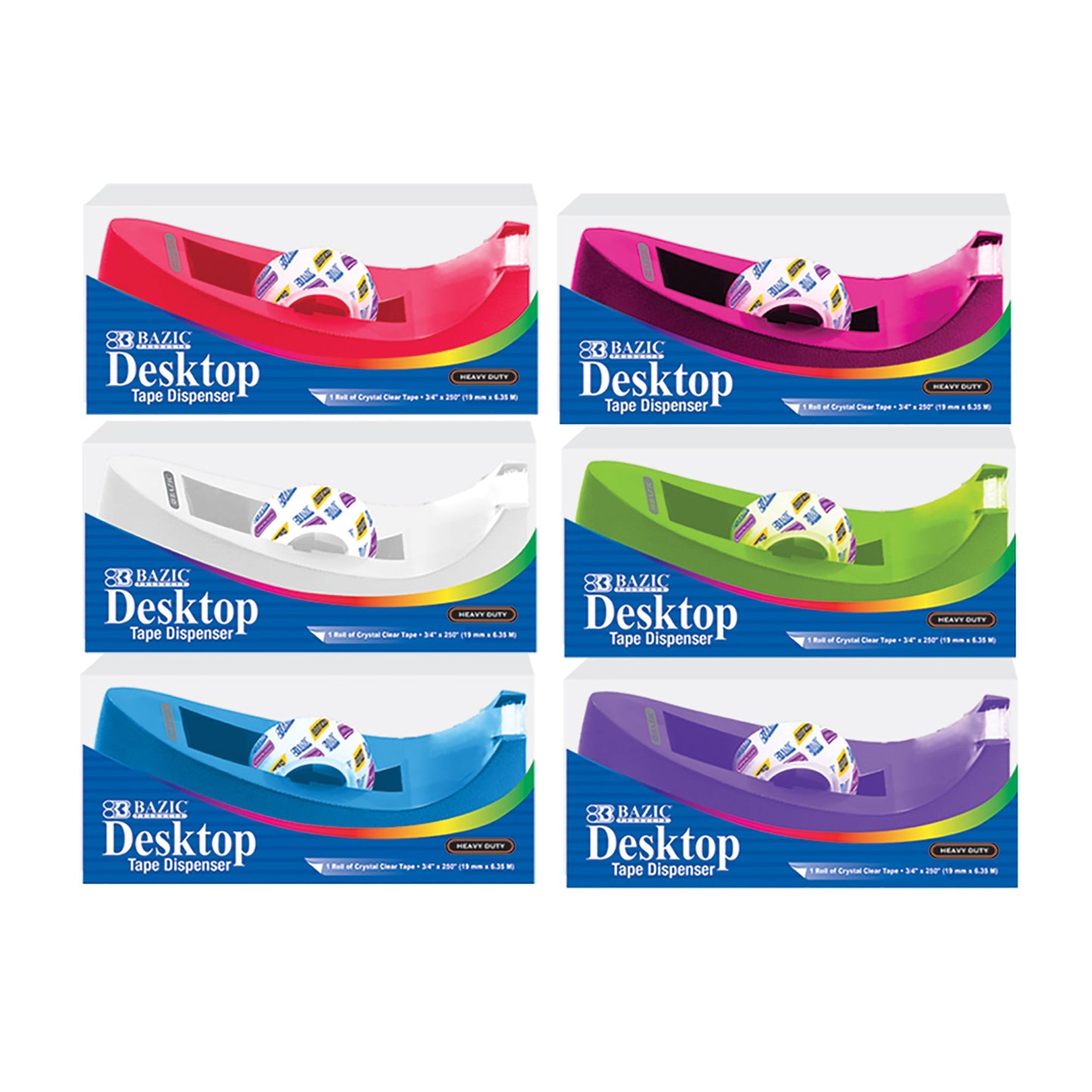 Bazic Desktop Tape Dispenser