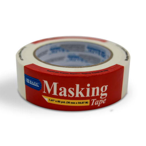 Bazic Masking Tape - 1 1/2" (36mm x 54.87m)