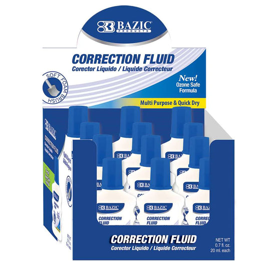 Bazic Correction Fluid with Soft Foam Brush