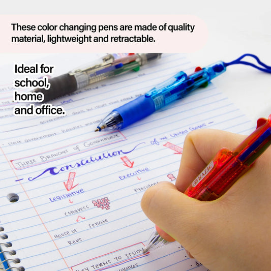 Bazic Retractable Ballpoint Neck Pen