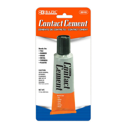 Bazic Contact Cement, 1.0 oz