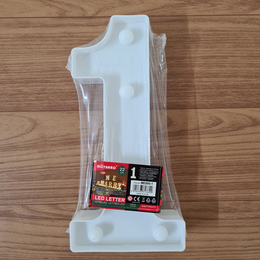 Motarro LED Number 22cm, 1