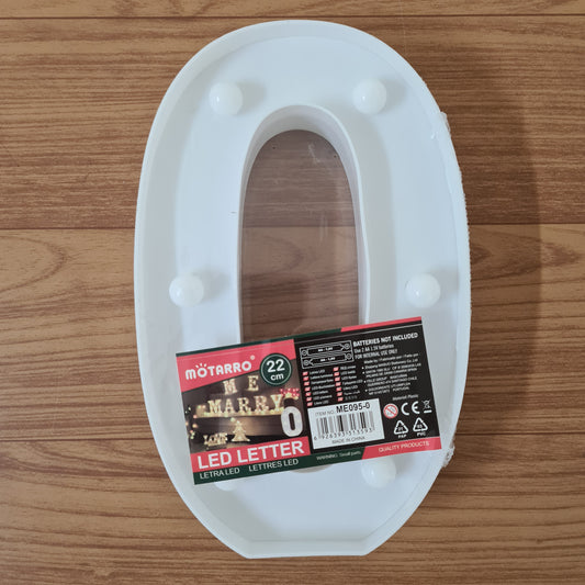 Motarro LED Number 22cm, 0