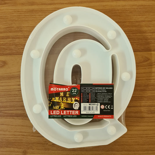 Motarro LED Letters 22cm, @