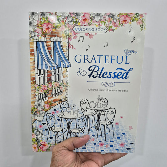 Grateful and Blessed Coloring Inspiration from the Bible
