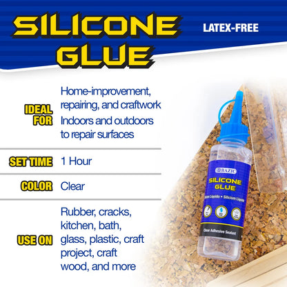 Bazic 3.38 FL OZ (100 mL) Silicone Glue