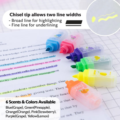 Bazic Scented Fluorescent Highlighters