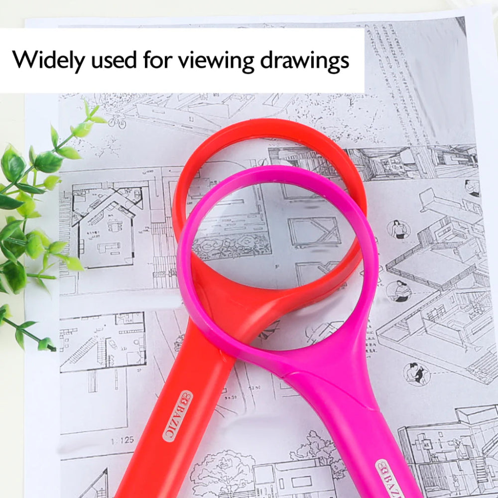 Bazic Round Magnifier, 3"