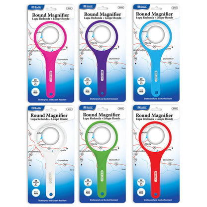 Bazic Round Magnifier, 3"