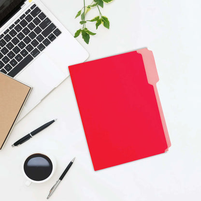 Bazic Letter Size File Folder, Color, 6pk