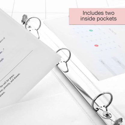 Bazic White View Binder, 1"