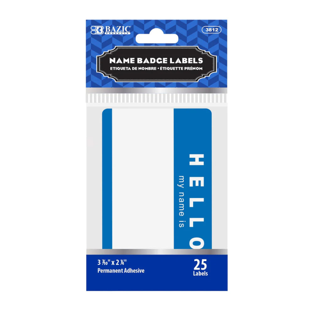 Bazic Name Badge Labels