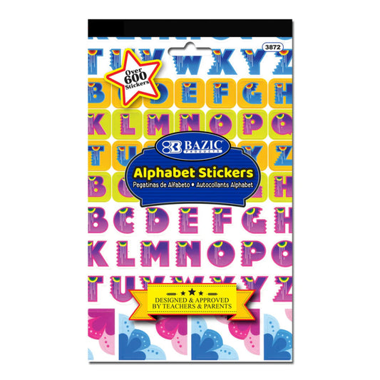 Bazic Alphabet Sticker Book