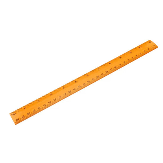 Motarro Wooden Ruler, 30 cm