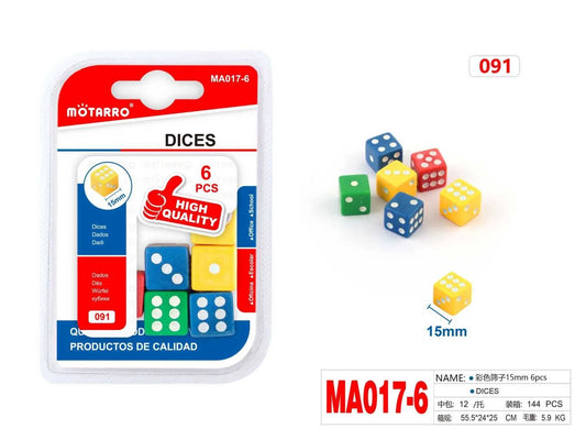 Motarro Dices 6pcs