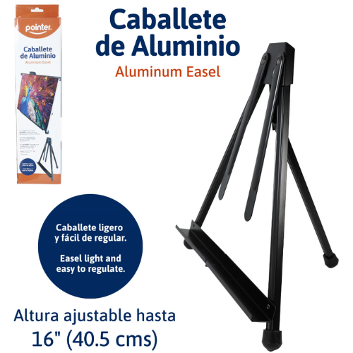 Pointer Aluminum Easel 16"