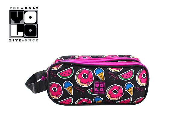 Yolo Girls Pencil Case Assorted