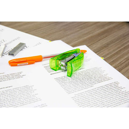 Bazic Mini Stapler, Standard 26/6 Staples