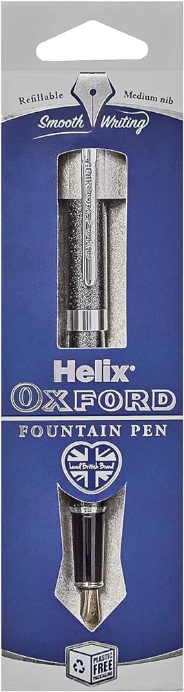 Helix Oxford Fountain Pen Refillable, Medium Nib