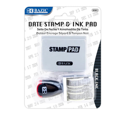 Bazic Date Stamp & Ink Pad