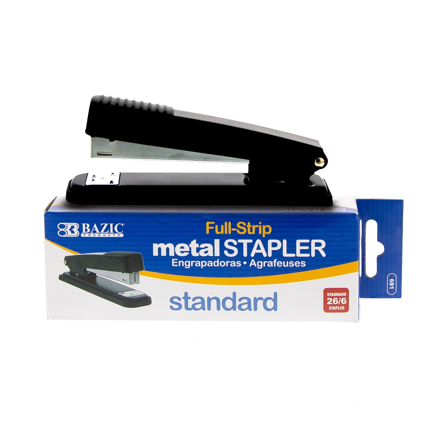Bazic Full Strip Metal Stapler