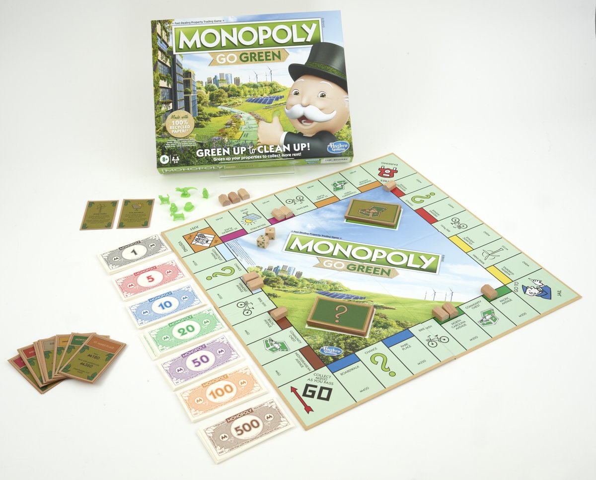Hasbro Gaming Monopoly Go Green (Original)