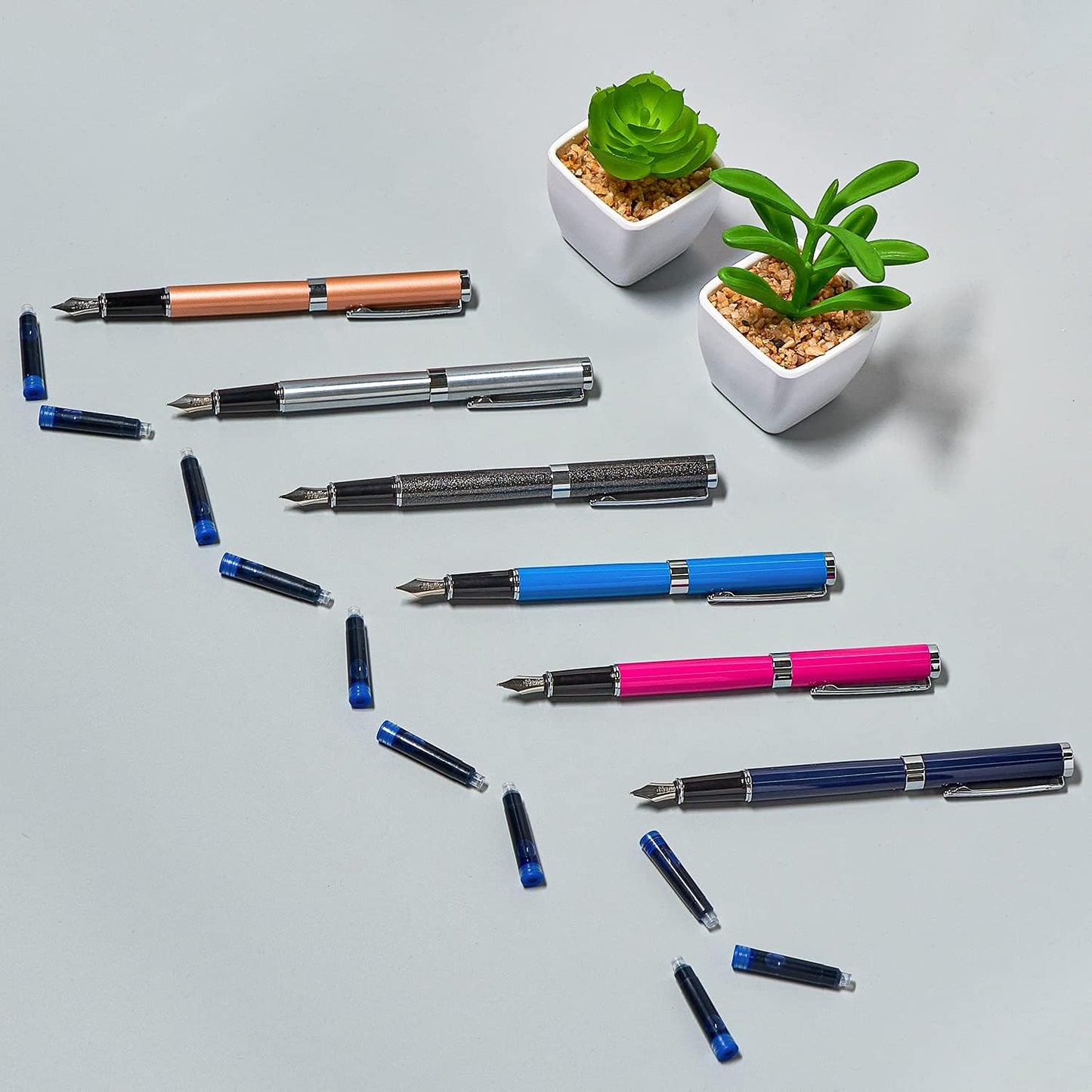 Helix Oxford Fountain Pen Refillable, Medium Nib