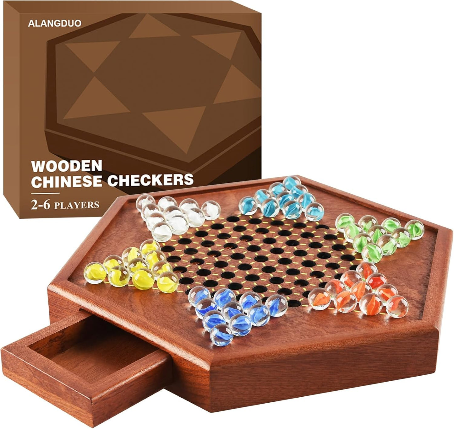 Alangduo Wooden Chinese Checkers