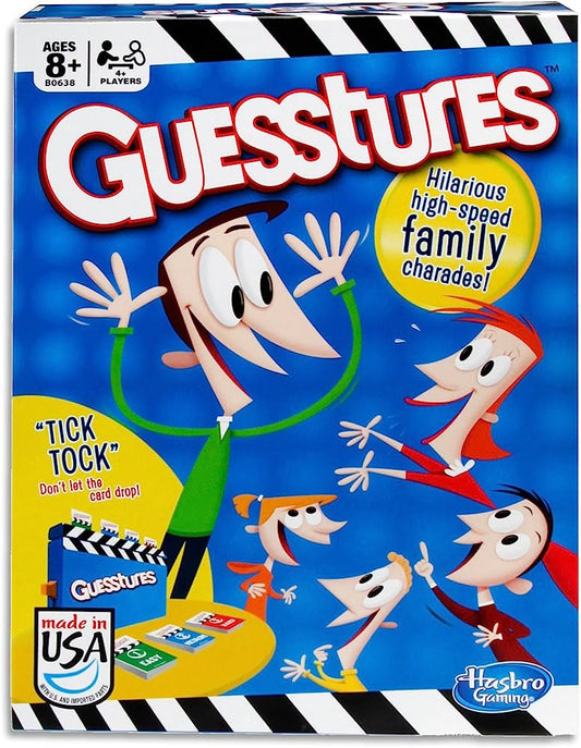 Hasbro Gaming Guesstures Hilarious High-Speed Family Charades (Original)