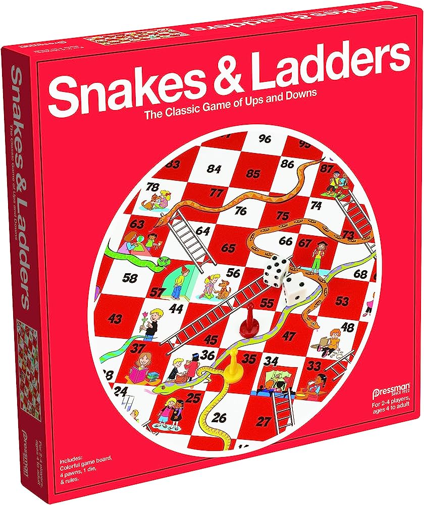 Pressman Snakes & Ladders