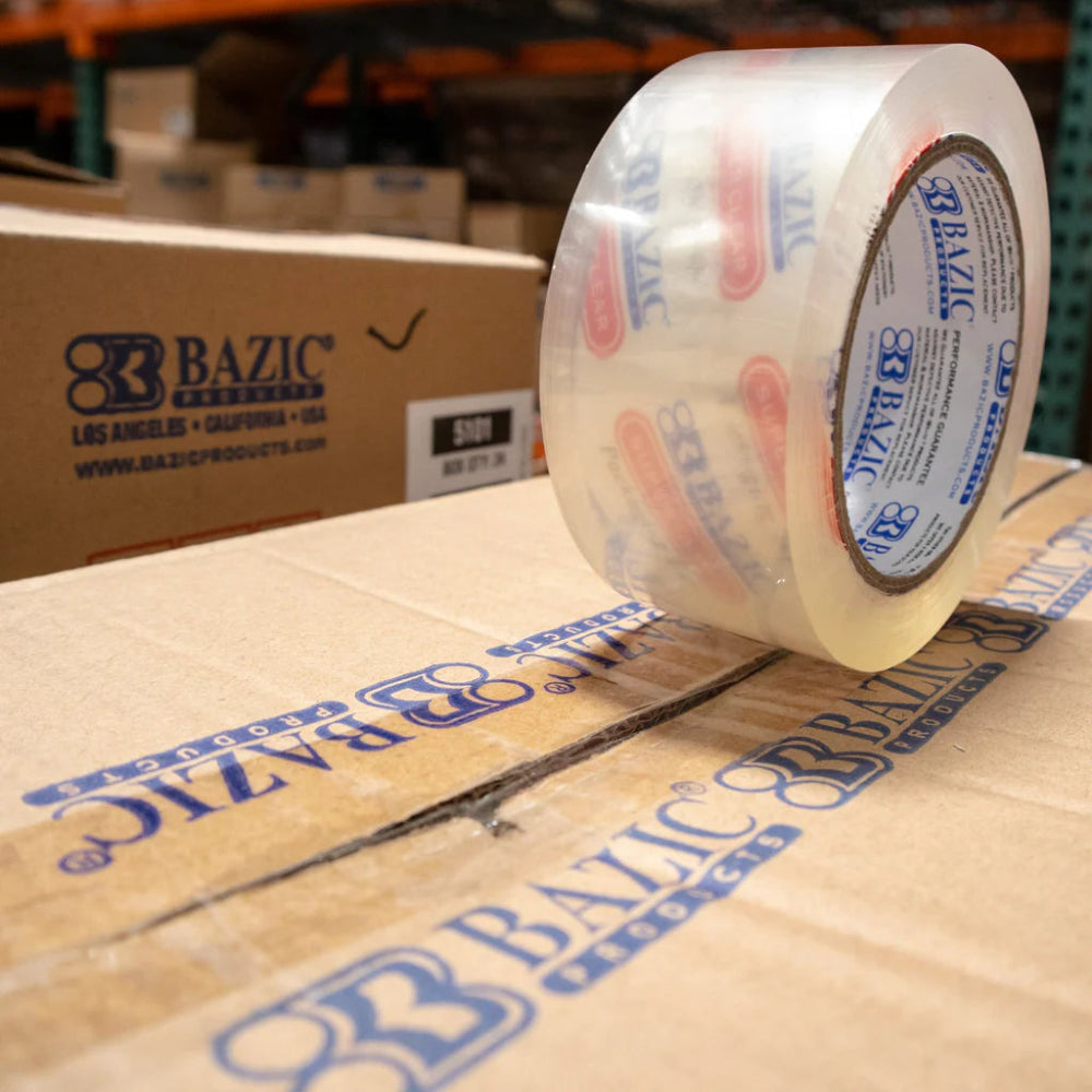 Bazic Transparent Packaging Tape (24mm x 100m )