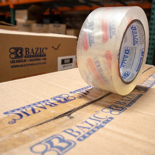 Bazic Transparent Packaging Tape (24mm x 100m )