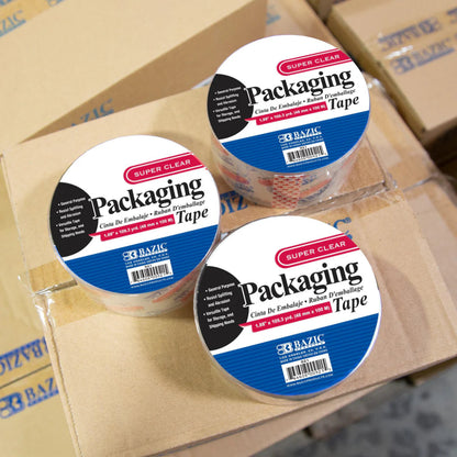Bazic Transparent Packaging Tape (24mm x 100m )