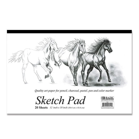 Bazic Sketch Pad 12" x 18" 20 Sheets