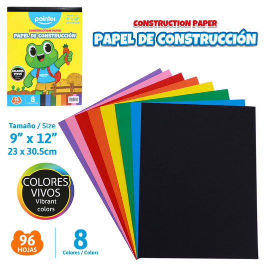 Pointer Construction Paper 9"x12"